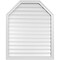 Ekena Millwork Octagonal Top Surface Mount PVC Gable Vent w/ 2"W x 1-1/2"P Brickmould Frame, 34"W x 42"H GVPOT34X4202SF - alternate 1